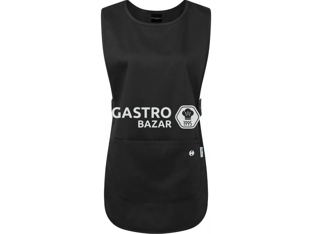 KARLOWSKY | Workwear Women's Tabard Tunic Essential – Black – Size 3XL – Polycotton