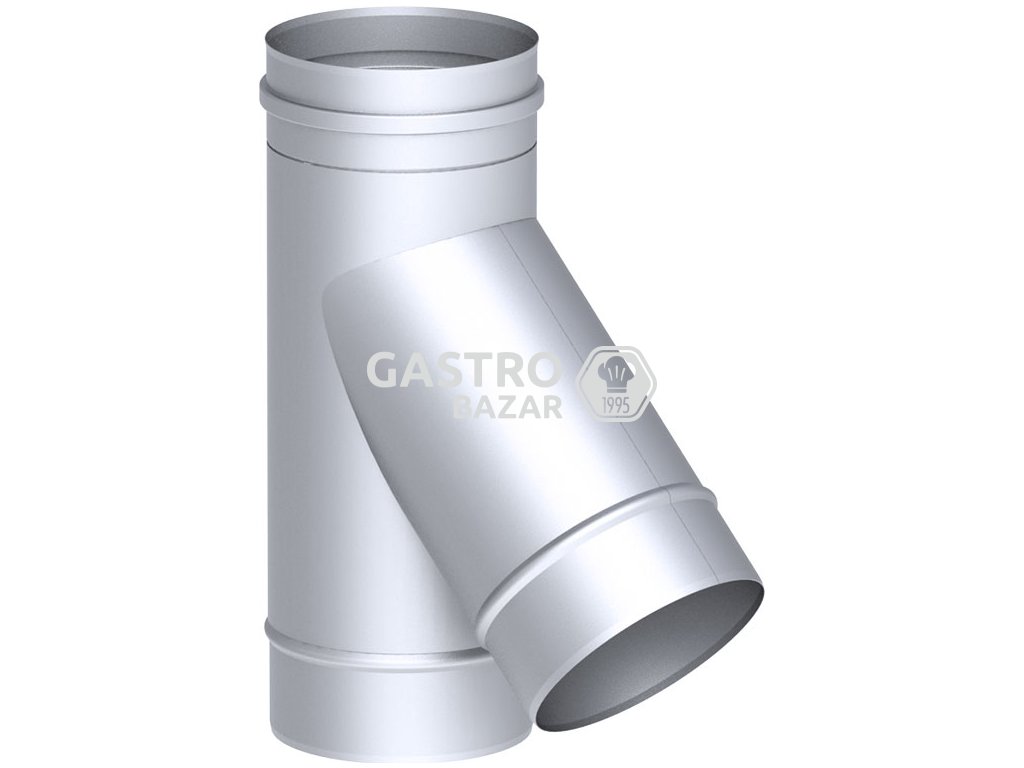 T-spojovacia rúrka 60° z nerezovej ocele / Ø400mm