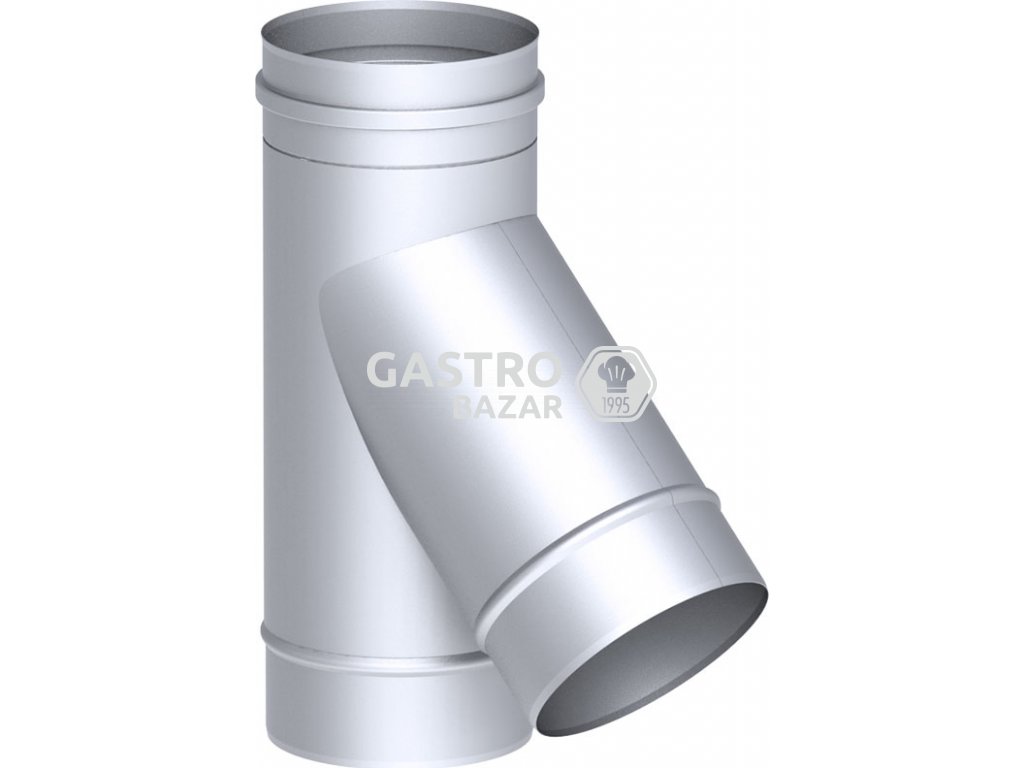 T-spojovacia rúrka - 87° odbočka - z nerezovej ocele - Ø 400 mm
