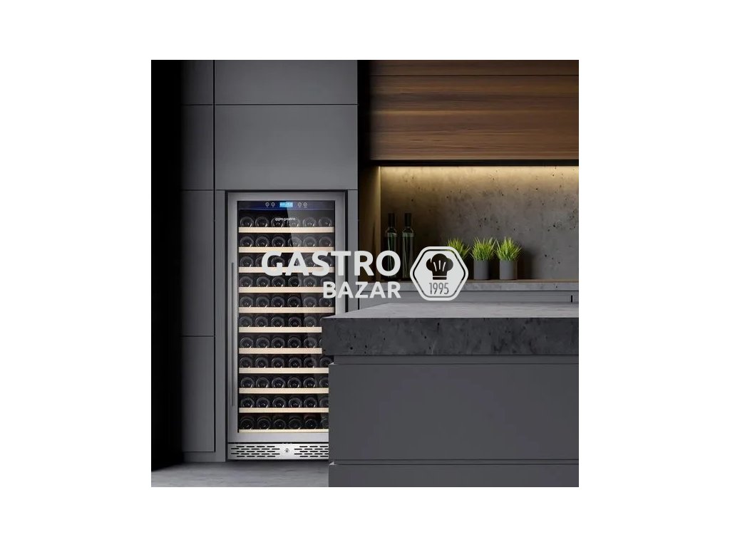 Lednice na víno - 1 chladicí zóna - 322L - max. 127 lahví
