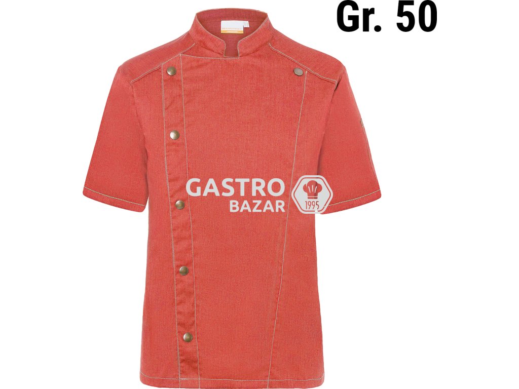 KARLOWSKY | Rondon s krátkým rukávem - vintage červený - velikost: 50