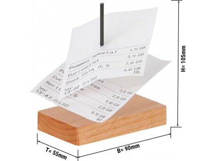 Lišta na účtenky - 1 jehla