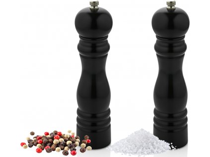 (2 kusy) mlynčeky na soľ a korenie - výška: 20 cm