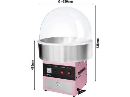 Stroj na cukrovou vatu - Ø 520 mm, vč. hygienického krytu
