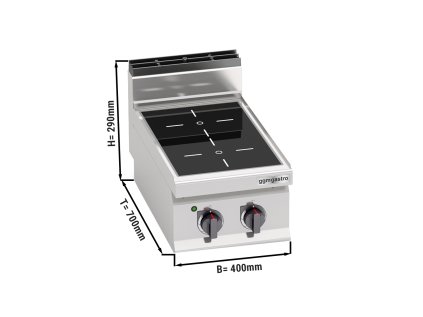 Infračervený sporák - 2 plotýnky (6,4 kW)
