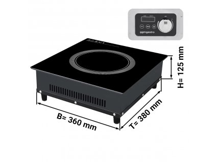 Indukčný varič - 3,5 kW