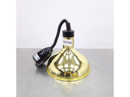 Ohřevná lampa - Ø 290 mm - zlatá