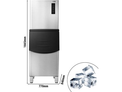 Stroj pro výrobu ledu - kostky - 230 kg/24h