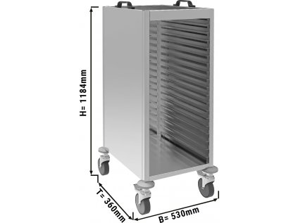 Banketový vozík - pre 18 podnosov s rozmermi 28 x 40 cm