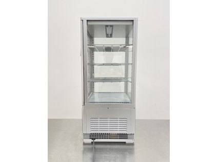 Panoramatická dortová vitrína MINI - 68 litrů - šedá, 42,05 x 40,4 x 90,5 cm