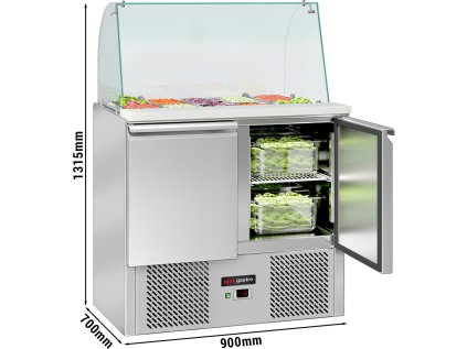 Saladeta - 0,9 x 0,7 - s 2 dvierkami