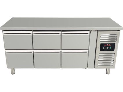 Cooling table - 6 drawers