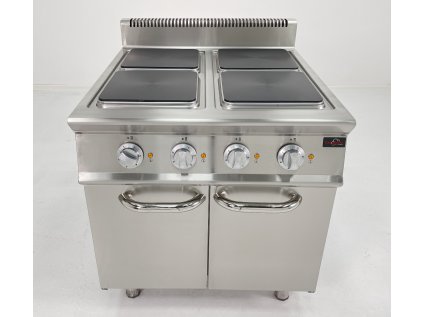 Elektrický sporák 4x plotýnka čtvercová