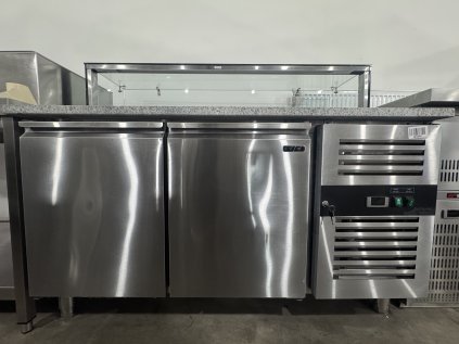 Saladeta PREMIUM - 1,50 m - se 2 dveřmi - pro 7x GN 1/3