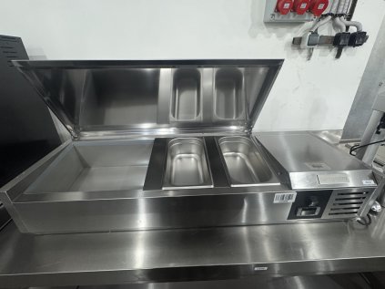 Chladicí vitrína PREMIUM - 1,2 x 0,4 m - pro  4x 1/3 GN