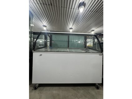Vitrína na zmrzlinu 8x5l - 150x65x132 cm