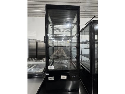 Panoramatická dortová vitrína MINI - 98 litrů - černá