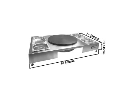 Palačinkovač - s 1 plotýnkou - O 40 cm a GN