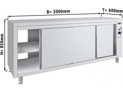 Ohřevná skříň ECO- 2,0 m - průchozí