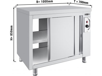 Ohřevná skříň ECO - 1,0 m- průchozí