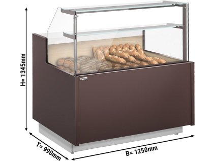 Neutrální Vitrína -1,25 x 0,99 m
