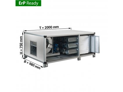 Systém čistenia odpadového vzduchu 5400 m3 - s predfiltrom, vreckom a filtrom s aktívnym uhlím