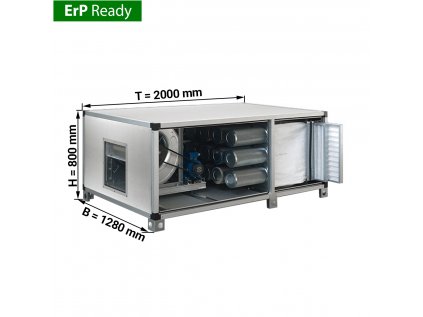 Systém čištění odpadního vzduchu 8400 m3 - s filtrem na aktivní uhlí