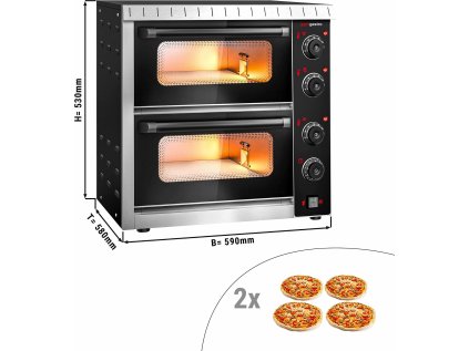 Mini trouba na pizzu - 4+4x 20 cm
