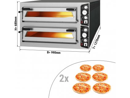 Pizza pec 6 + 6x35cm (hluboká)