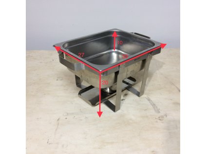 Chafing dish - GN 1/2 - 1 hořák
