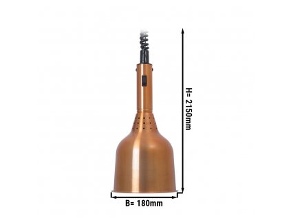 Ohřevná lampa  - O 180 mm - měď