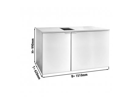 Sudový chladič 3x50 litrov / bez agregátu