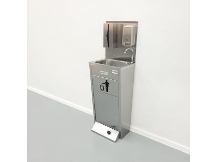 Nerezové ruční umyvadlo/ Mycí stanice / Hygienická stanice