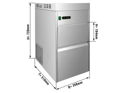 Výrobník vločkového ľadu - 50 kg / 24 hodín