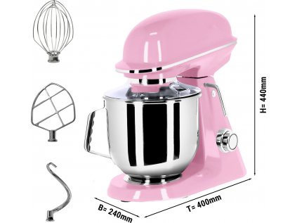 Kuchyňský robot - hnětací stroj - 7 litrů - růžový