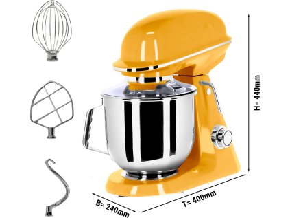 Kuchyňský robot - hnětací stroj - 7 litrů - žlutá