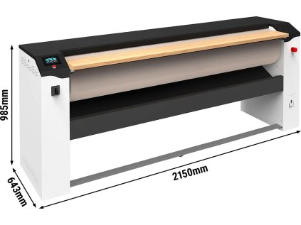 Elektrická žehlička na prádlo 1500 mm - 40 kg / h