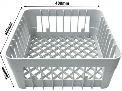 Koš na sklenice - Š 400 x H 400 x V 130 mm