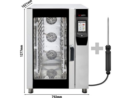 Konvektomat- 12x GN 1/1 - včetně samočištění