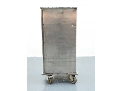 Nerezový box na kolečkách pro přepravu GN