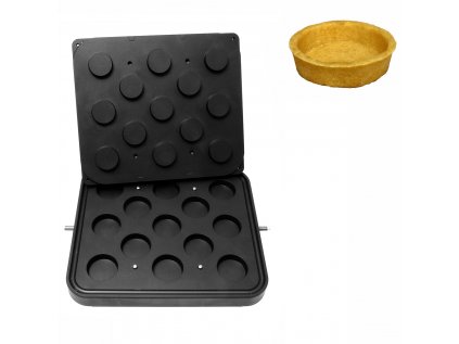 Plates for tartlet machine TMPIC - Tartlet shape: Round - Ø 60mm