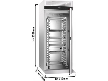 Mraznička vstupná GN 2/1 + EN 600x400 - 700 litrov - 1 dvere