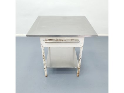 Pracovní stůl s nerezovou deskou 84x75x85 cm - 1x šuplík