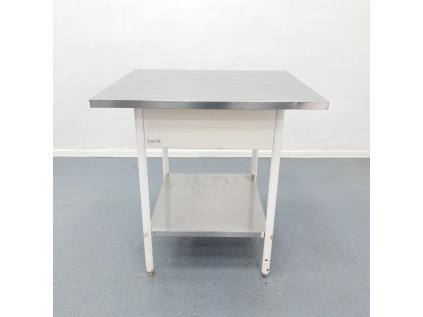 Pracovní stůl s nerezovou deskou 84x75x86 cm
