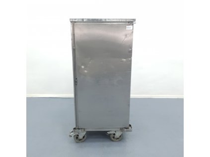 Nerezový box na kolečkách pro přepravu GN 67x72x149cm