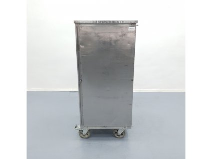 Nerezový box na kolečkách pro přepravu GN 67x72x149cm