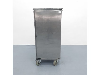 Nerezový box na kolečkách pro přepravu GN 67x72x149cm