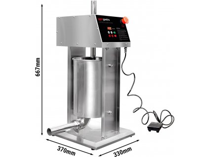 Elektrická plnička klobás z nerezovej ocele (stojaca)