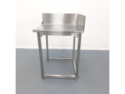 Výstupní stůl k myčce s vysokým lemem 75x70x90 cm