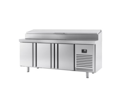 Chladicí stůl Pizza - saladeta 13 x 1/4GN - se 3 dvířky